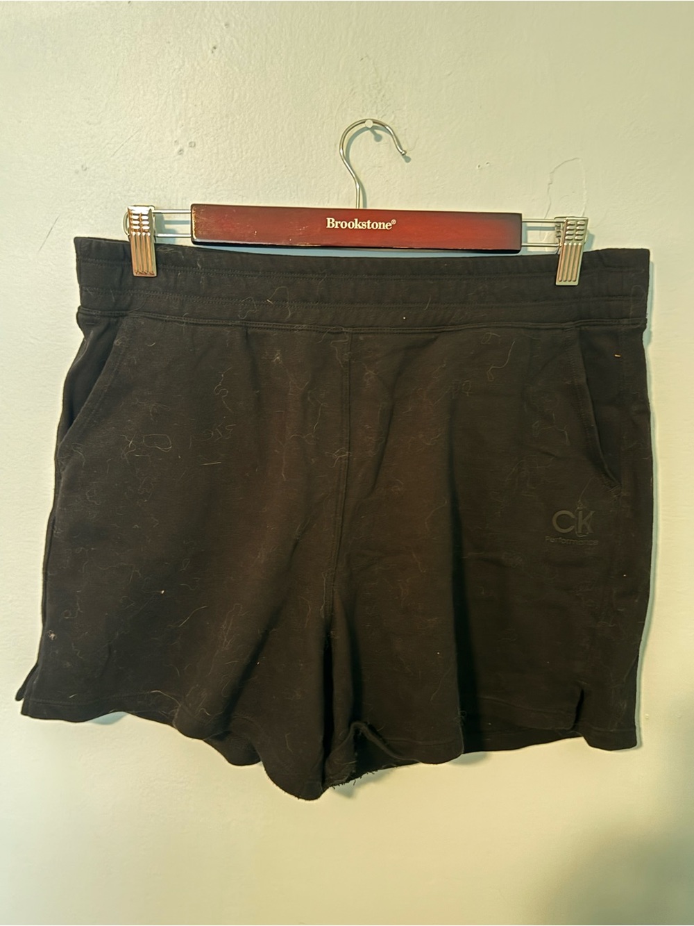 CK/Calvin Klein Performance Athletic Soft Pull-On Black Shorts